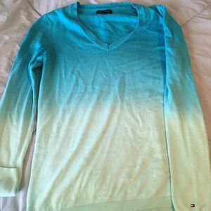 Ombre Tommy Hilfiger V-neck Sweater